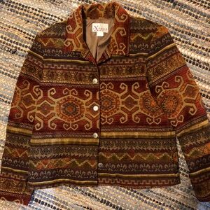 Vintage Multicolor Patterned Women's Tapestry Jacket
Brand: Expose